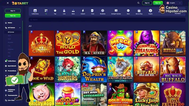 Erleben Sie den Ultimate Online Casino-Erlebnis mit Zotabet Casino in in Germany